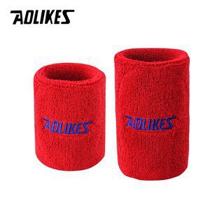 Chặn mồ hôi cổ Tay Aolikes chính hãng, Băng cổ tay chơi thể thao cầu lông, tennis, bóng bàn A0235