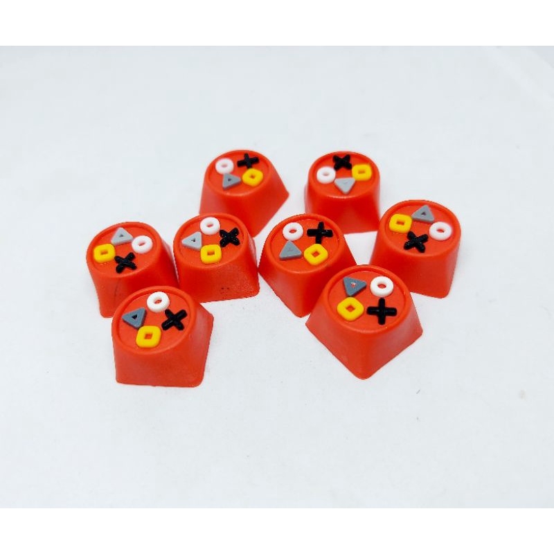 Keycap resin trò chơi điện tử 4 nút trang trí bàn phím cơ
