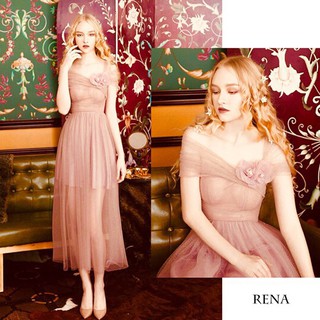 XẢ KHO Đầm công chúa bẹt vai Lotus dress- Hàng thiết kế