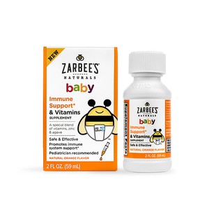 Siro tăng sức đề kháng cho bé từ 2 tháng Zarbee Natural Baby Immune Support & Vitamin 59ml
