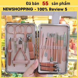 Dụng cụ bấm móng tay làm nail 18 món - bộ làm móng 18 món bằng thép không gỉ