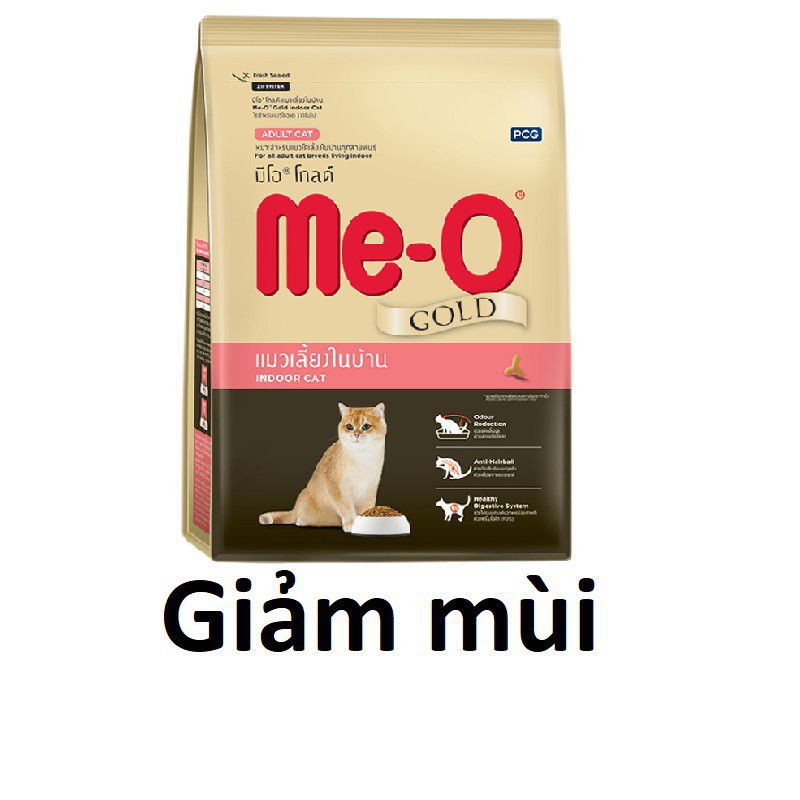 Thức ăn mèo Me-o GOLD túi 1,2kg - Thức ăn hạt cho mèo GOLD Fit and Firm / Indoor / Persian