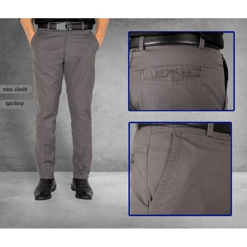 Quần Kaki Nam Trung Niên Ống Suông Cao Cấp Nhiều Màu [FREESHIP 150K] | BigBuy360 - bigbuy360.vn