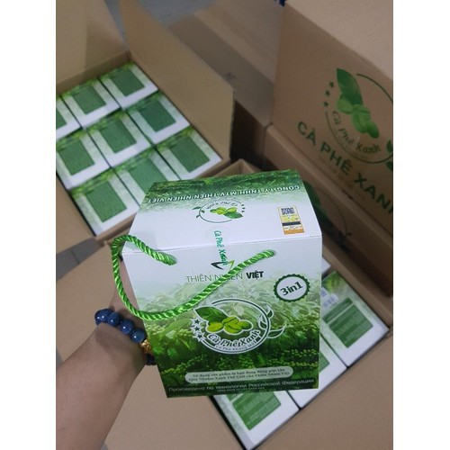 Cafe xanh kháng mỡ THIÊN NHIÊN VIỆT 30 gói (cam kết hàng chính hãng 100%) | BigBuy360 - bigbuy360.vn