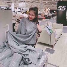 Chăn Dạ IKEA Hàng Xuất Dư