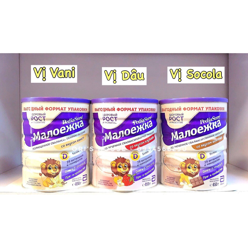 Sữa bột Pediasure cao năng lượng  400gr - 850gr - Nga