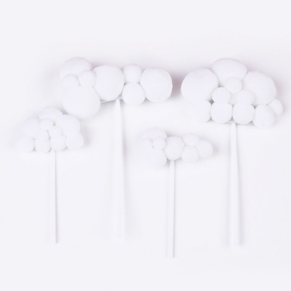 Epoch Phụ Kiện Cắm Trang Trí Bánh Kem Hình Đám Mây Nhiều Màu Dễ Thương Cho Tiệc Sinh Nhật