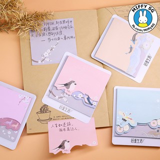 Bộ 60 giấy NOTE/ ghi chú nhiều tầng KIỀU PHIẾN PHÚC ẤM