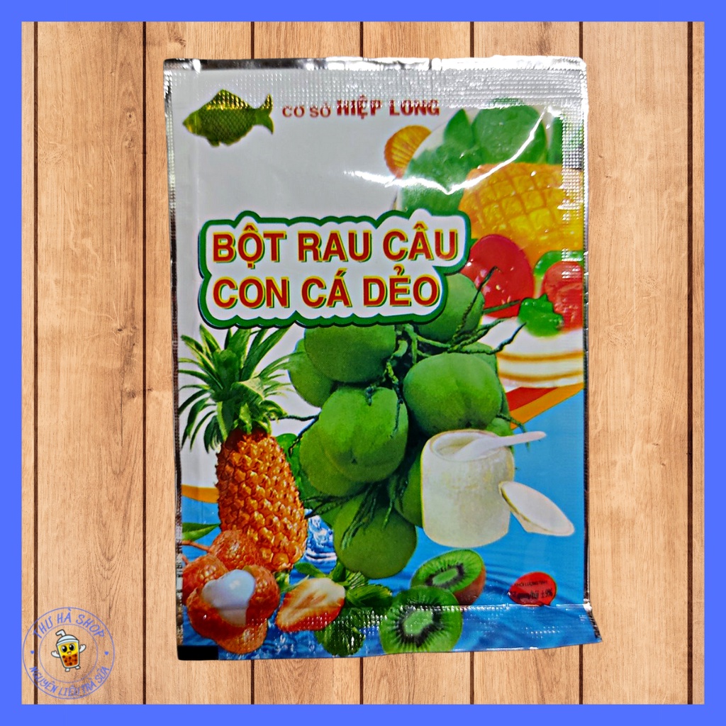 bột rau câu dẻo bột rau câu con cá dẻo12g