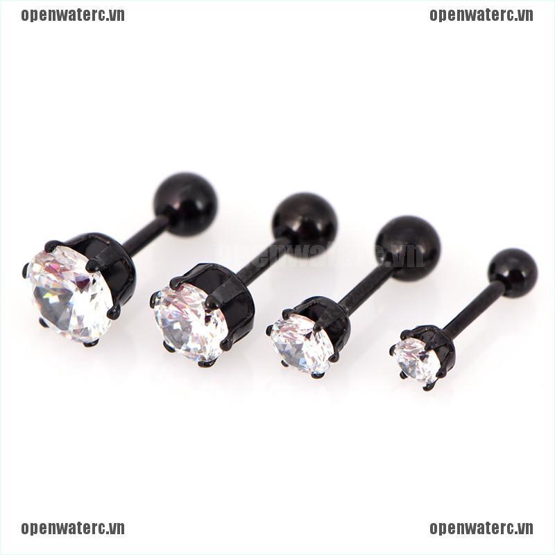 1 Đôi Khuyên Xỏ Tai Bằng Thép Titan Cao Cấp