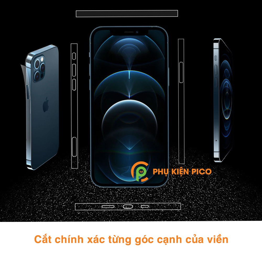 Dán viền Iphone 13 Pro Max / Iphone 14 Pro Max / Iphone 12 Pro / Iphone 11 Pro dẻo trong suốt PPF tự phục hồi vết xước