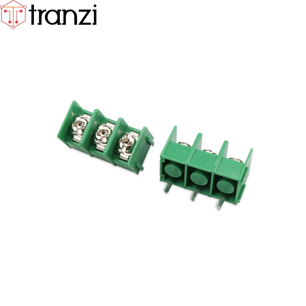 Cầu đấu 8.5mm DG8500 8.5 3P chân cắm thẳng xanh - túi 10 cái