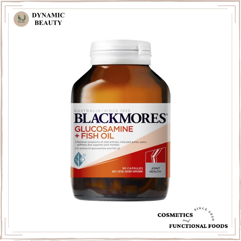 [Hàng chuẩn Úc] Viên uống bổ xương khớp kết hợp dầu cá Blackmores glucosamine + fish oil 90 viên của Úc