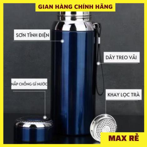 Bình Giữ Nhiệt INOX SUS 316 kiểu dáng thể thao, giữ nóng lạnh tốt, Có Tấm Lọc, Giữ Nhiệt Lên Đến 24 Tiếng !