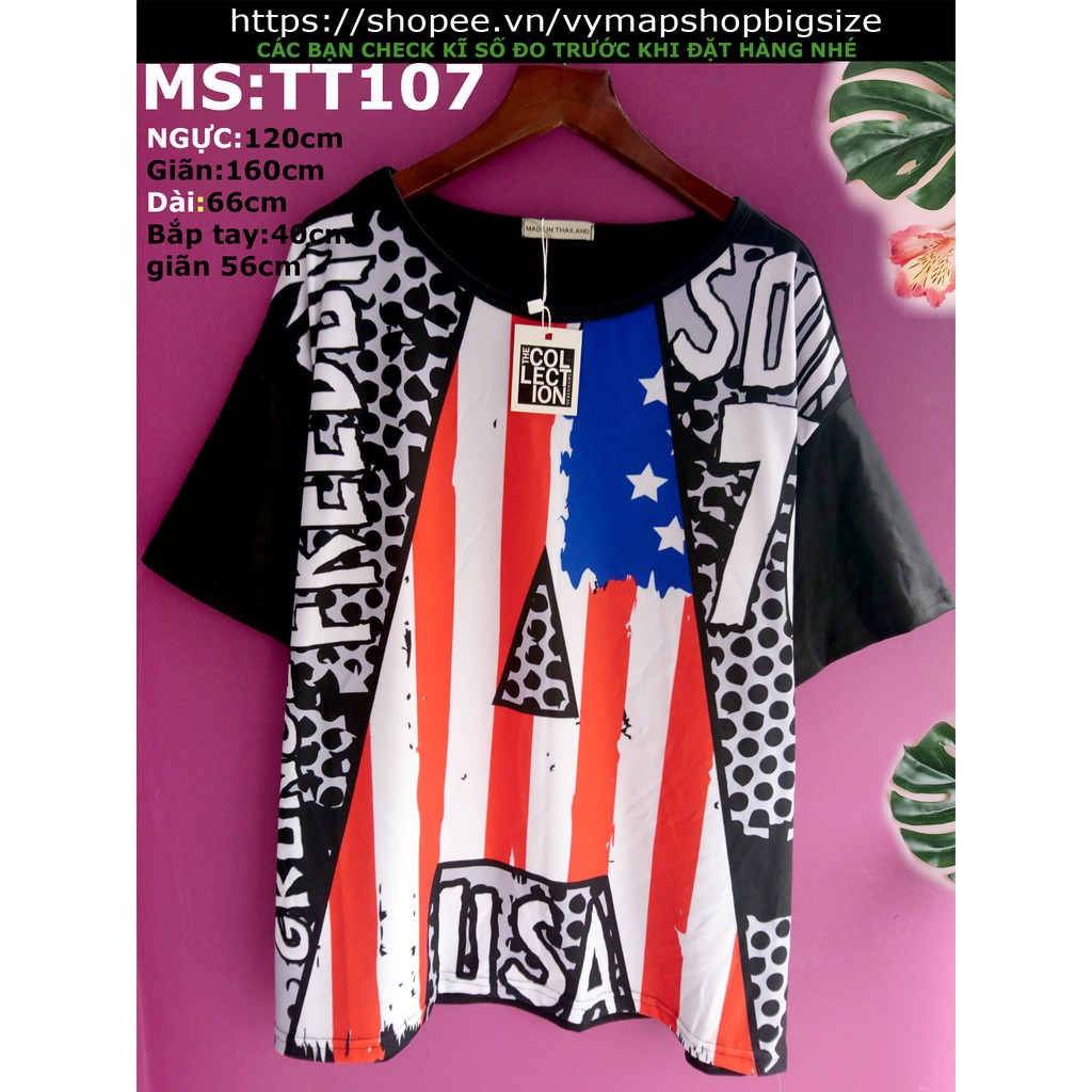 áo cờ mỹ bigsize