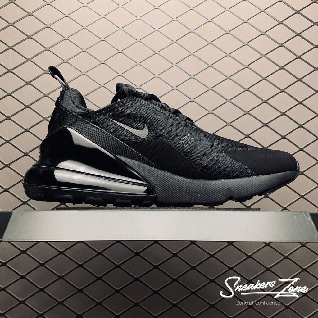 Giày Thể Thao Air Max 270 Full đen Cổ Thấp Phù Hợp Cho Nam Và Nữ Sneakers World