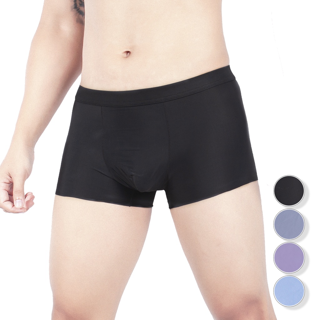 Quần sịp lót nam đáy boxer BAMI HOME chất su lạnh mềm mại co dãn thấm hút cực mát QS- 017