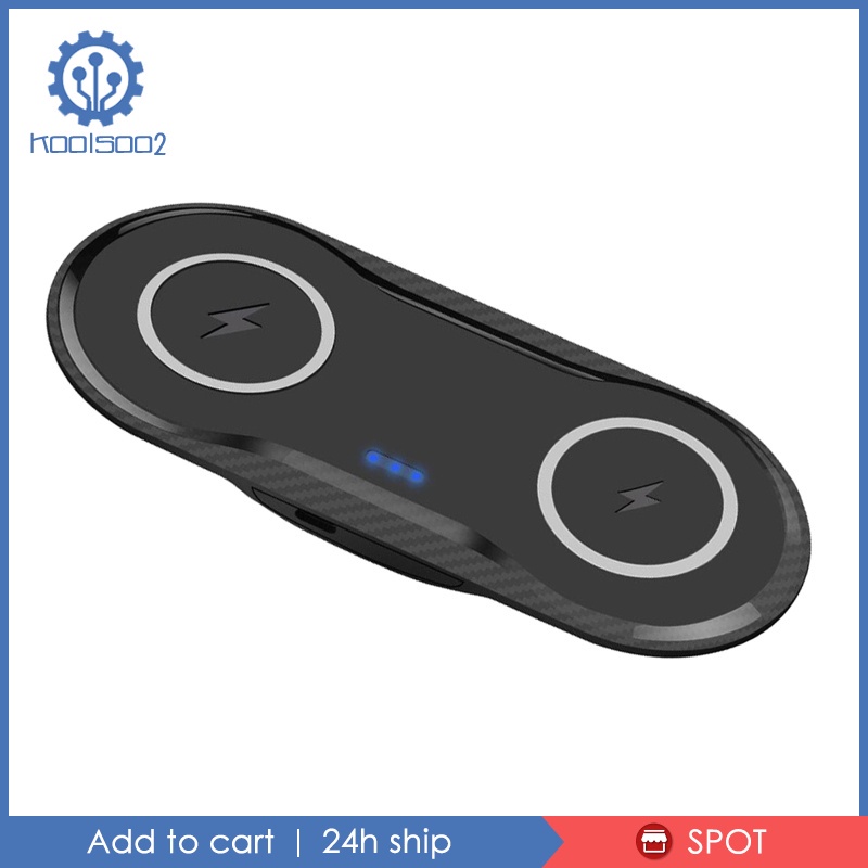 ✨Hàng sẵn sàng✨Professional Qi Wireless Charger Dock Pad for Samsung S20 S10 Black New