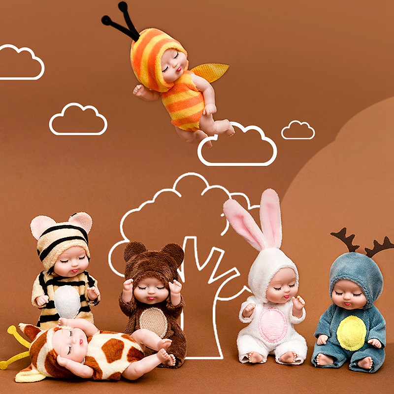 Búp Bê Đồ Chơi Cosplay Hoạt Hình Có Khớp Chuyển Động Kích Thước 11*5cm