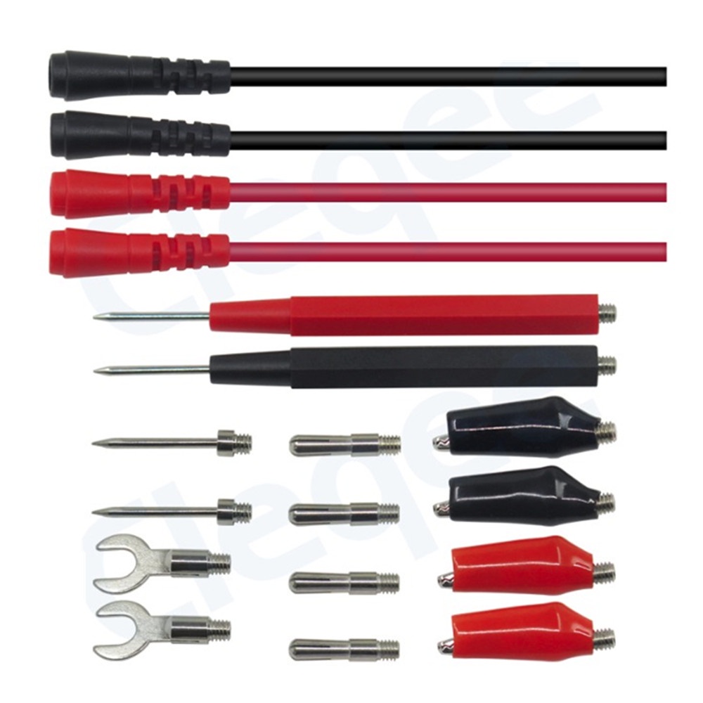 Bộ đầu thử nghiệm pcbfun P1500 kẹp cá cấu/phích cắm chuối/kẹp chốt cho đồng hồ vạn năng