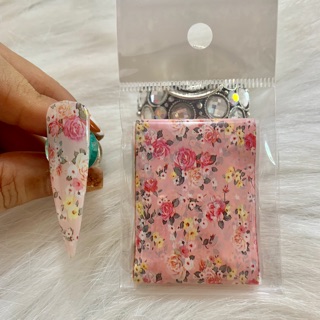 Foil Hoa Cuộn 1m