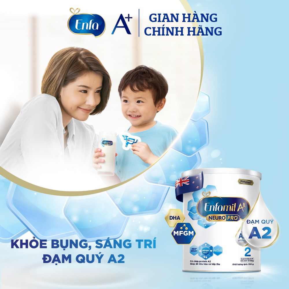 Sữa Bột Enfamil A2 Neuropro 2 Cho Trẻ Từ 6 12 Tháng Tuổi – 350g