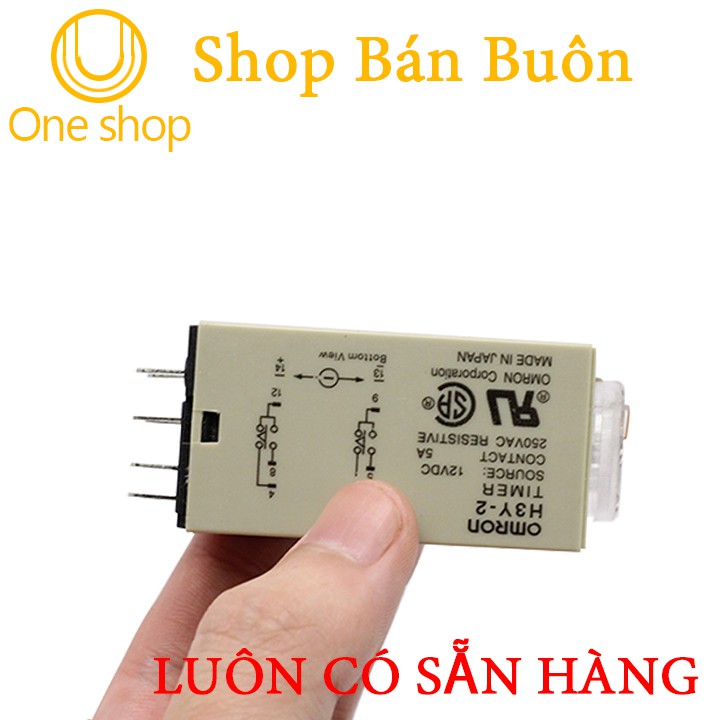 Relay Thời Gian Timer Omron H3Y-2 8P 12V