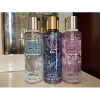 BILL US - Xịt thơm toàn thân body mist dòng Winter bliss của Victoria Secret mùa Giáng sinh