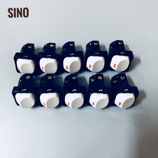 Combo 10 hạt công tắc 1 chiều SINO
