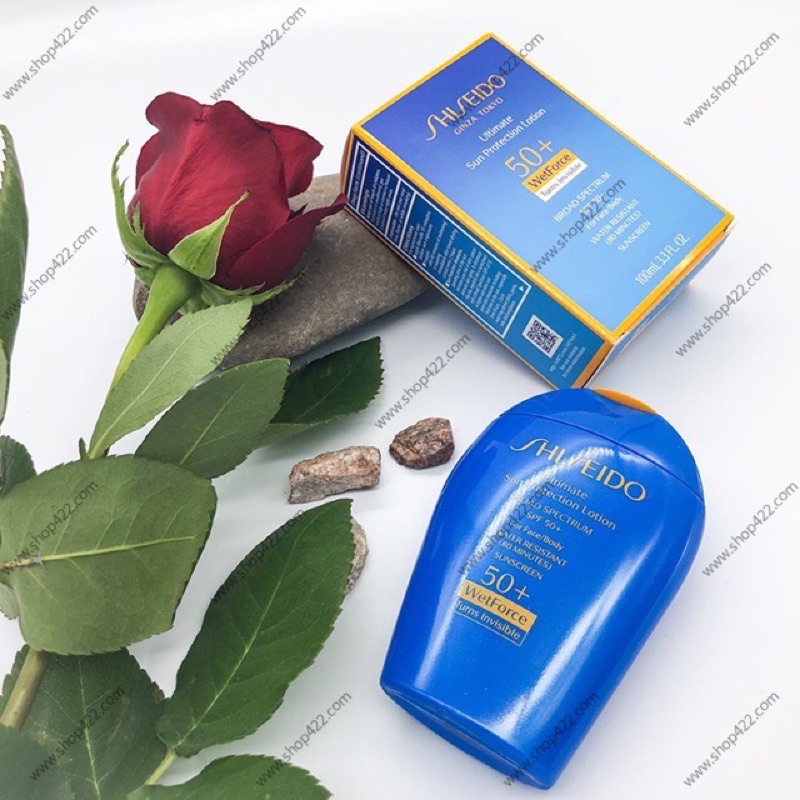 KEM CHỐNG NẮNG SHISEIDO ULTIMATE SUN PROTECTION LOTION WETFORCE BROAD SPECTRUM SPF 50+ Water Resistant 100ml