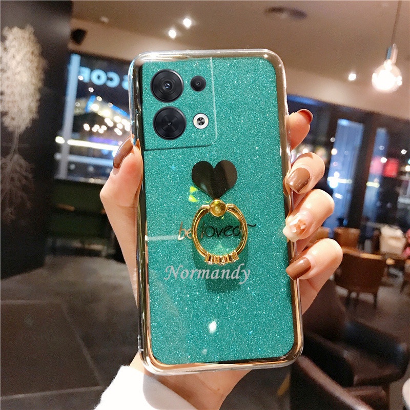 Ốp Điện Thoại Cứng Họa Tiết Trái Tim Cho Oppo Reno 8 8Pro 8Z 7 7Z 7Pro 6Z 6 Pro Z Find X5 Pro 5G 4G Reno8 Pro 8 Z 5G