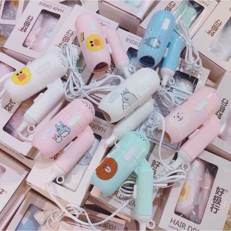 Máy sấy tóc mini 2 chế độ nóng lạnh