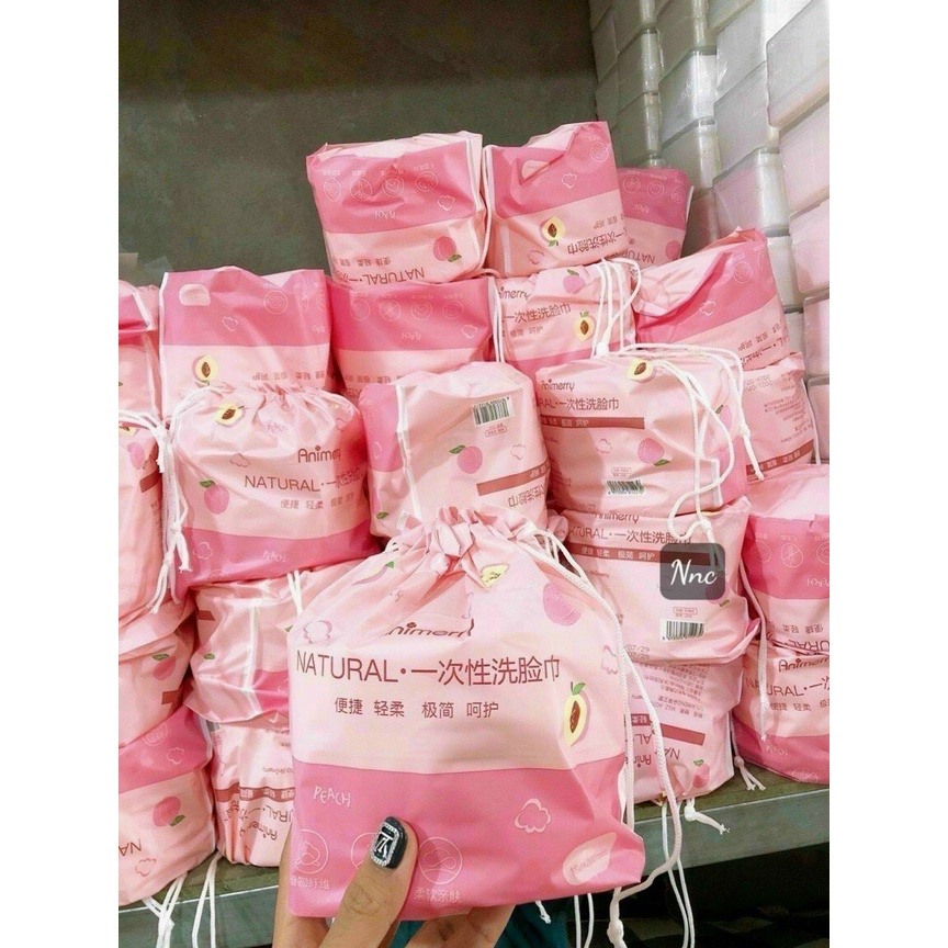 Khăn Lau Mặt Khô Dùng Một Lần Animerry (số 1 - 40 khăn/cuộn)