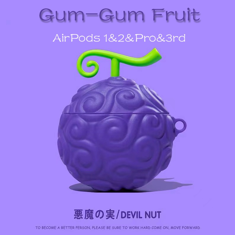 Ốp Hộp Đựng Tai Nghe Nhét Tai Hình Trái Cây Cho compatible AirPods 3S Plus compatible AirPods 2 2021