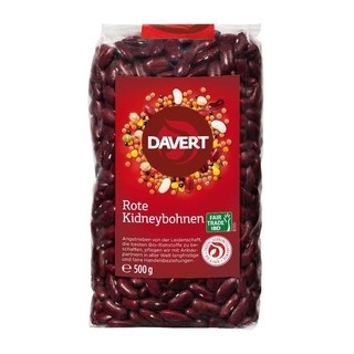 Đậu đỏ Kidney hữu cơ Davert 500g