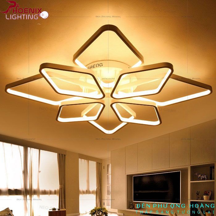 Đèn Ốp Trần: Đèn trang trí nội thất hình ngôi sao đẹp