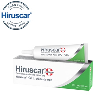 Gel xử lý mụn hiruscar anti-acne spot gel 10gr