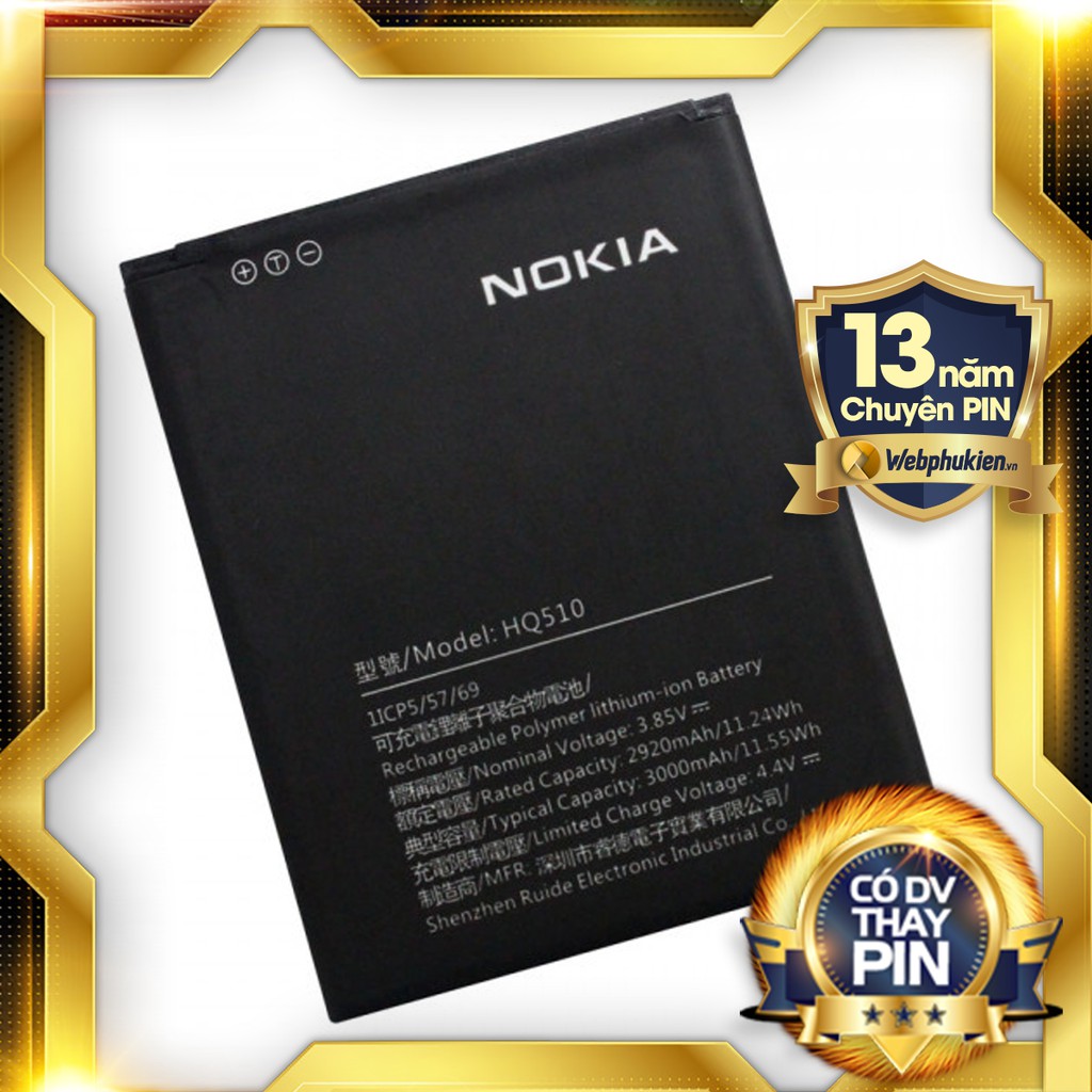 Pin Zin cho Nokia 2.2 HQ510 - 3000mAh