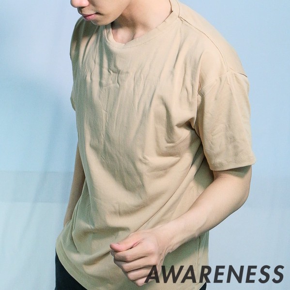 Áo thun trơn Nam Nữ Unisex - Áo Form Rộng Cotton Cao Cấp - awareness