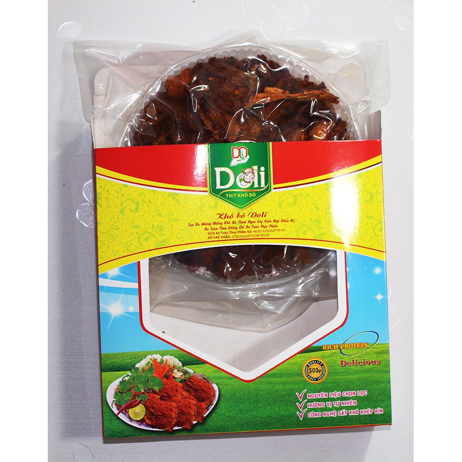 Khô bò miếng nhỏ giòn 500gr | BigBuy360 - bigbuy360.vn