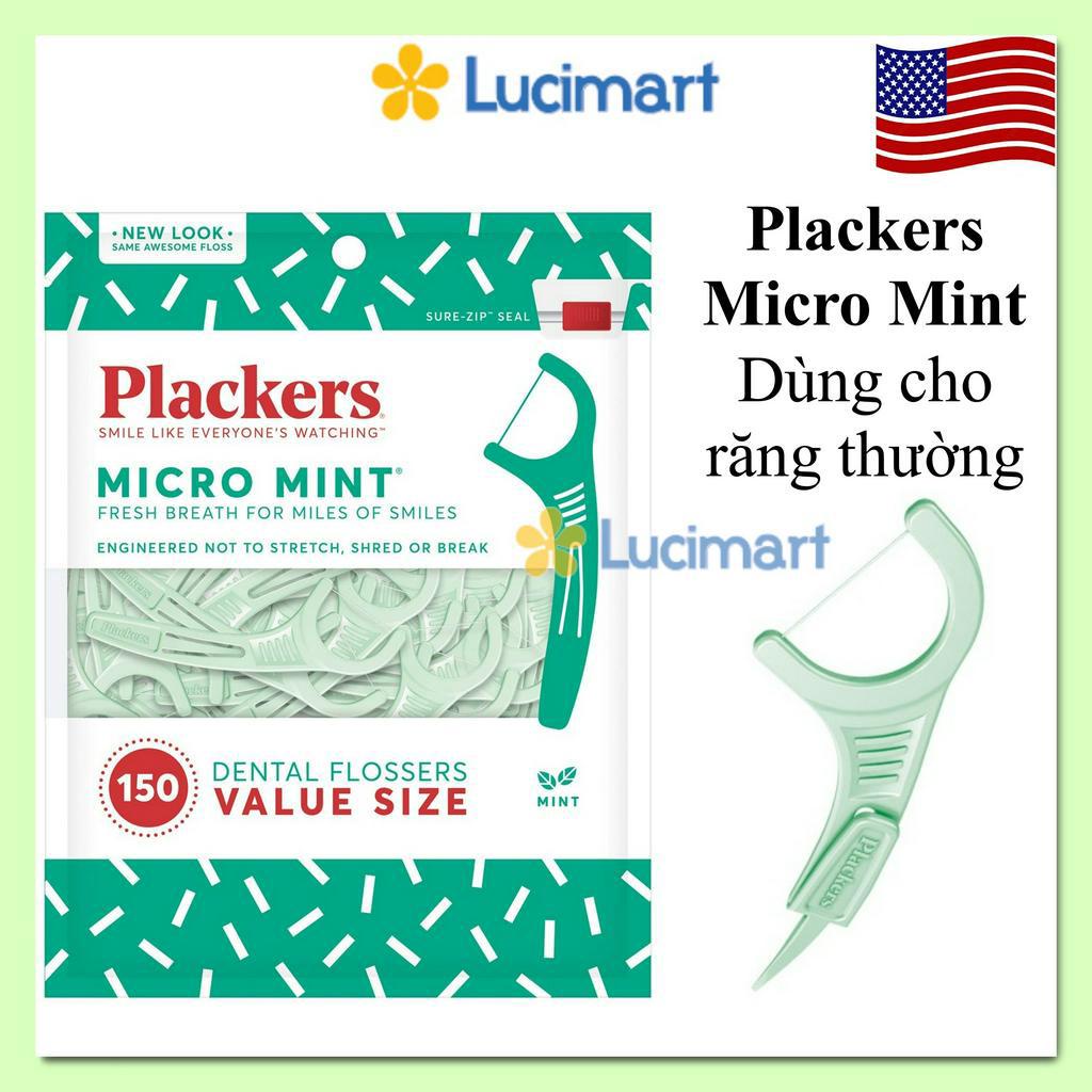 Tăm Chỉ Nha Khoa Plackers Flossers Picks các loại hãng Mỹ