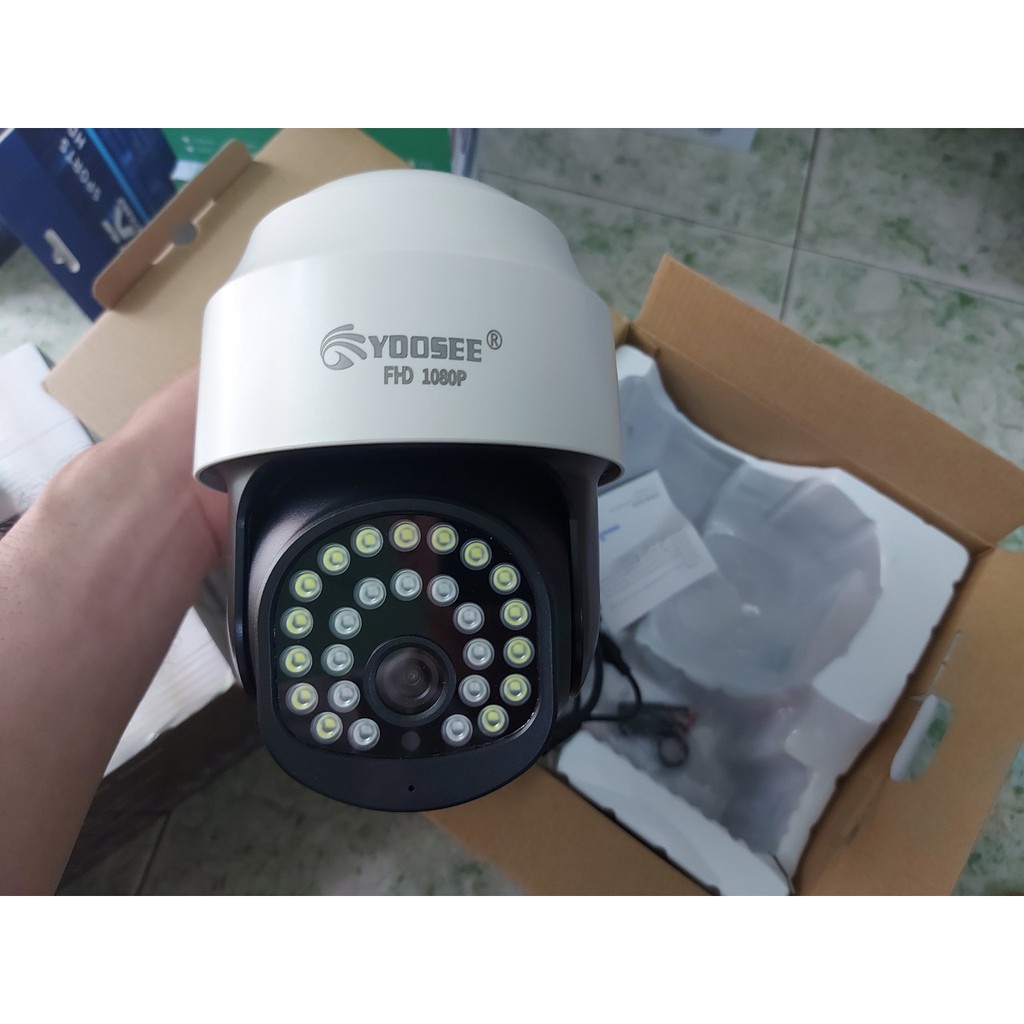 [Mã 267ELSALE hoàn 7% đơn 300K] Camera Wifi Yoosee 27 Led quay đêm có màu, 4 Râu bản Pro ngoài trời, trong nhà 3.0Mpx | BigBuy360 - bigbuy360.vn
