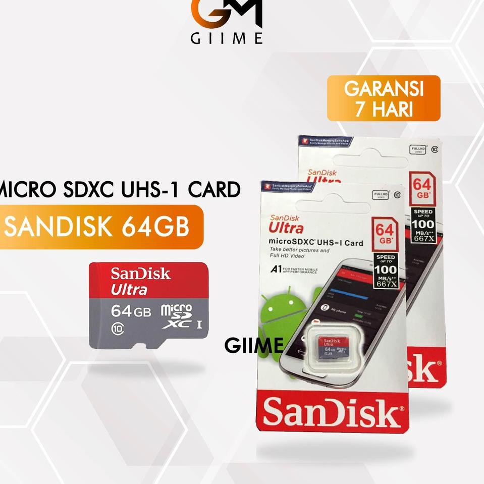 SANDISK Thẻ Nhớ Microsdhc Uhs-I Class 10 64gb | BigBuy360 - bigbuy360.vn