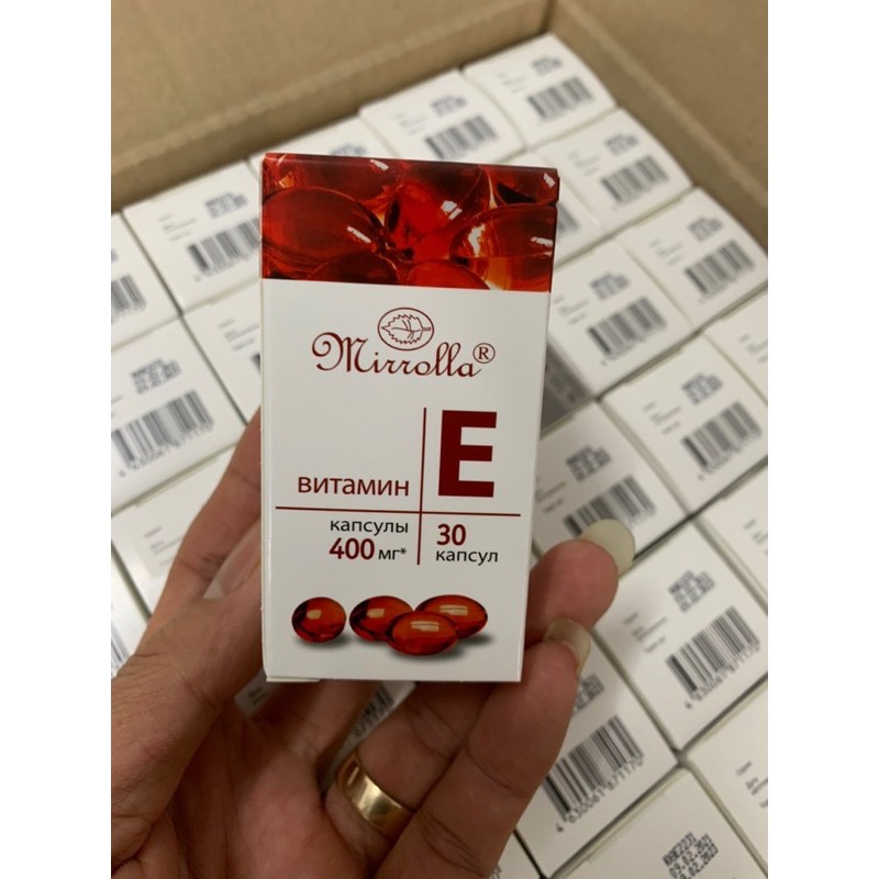 Viên uống vitamin e 400mg Mirrola ( hàng nội địa Nga)