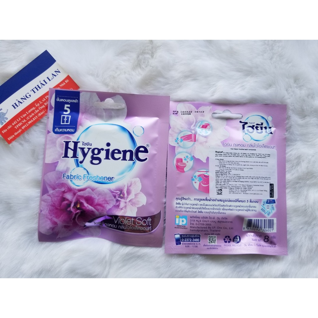 Combo hộp 12 Túi Thơm Hygiene Thái Lan