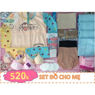 [Tặng bình sữa 0đ] Trọn gói 21 món đồ sau sinh cho mẹ và bé đầy đủ như hình mã 520K-đồ dùng mẹ sau sinh
