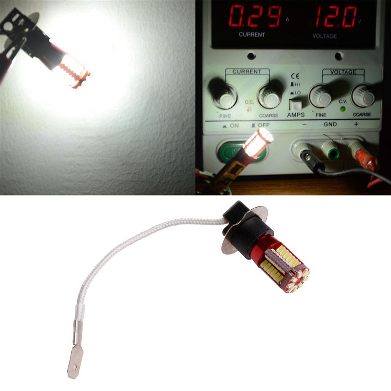 Bóng đèn LED DC12V H3 3014-57 chống sương mù cho xe hơi