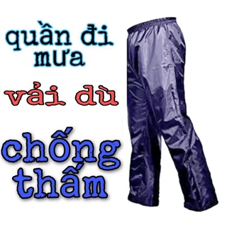 quần đi  mưa vải dù  chống thấm (loại 1)
