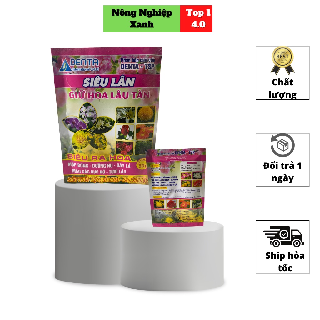 Phân bón cao cấp Kích hoa Siêu Lân Denta, nhập khẩu