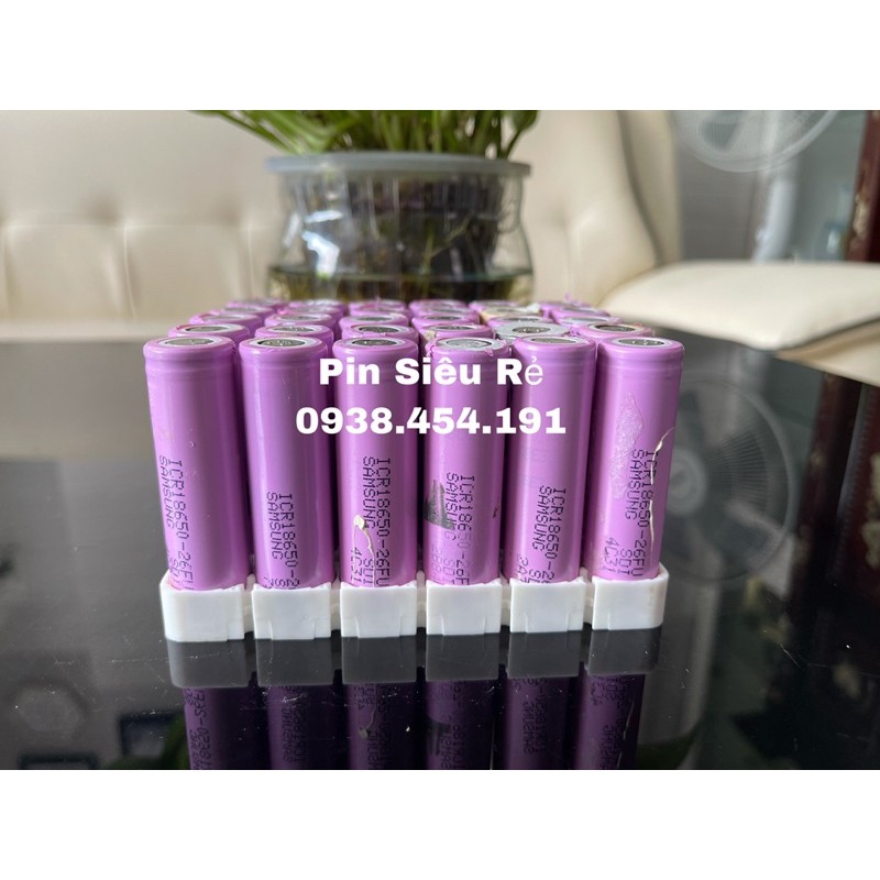Pin 18650 iCR samsung Hồng
